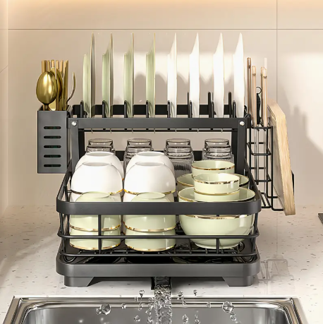 Drainboard Large Metal Dish Drying Rack